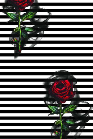 玫瑰印花华亿平台图片