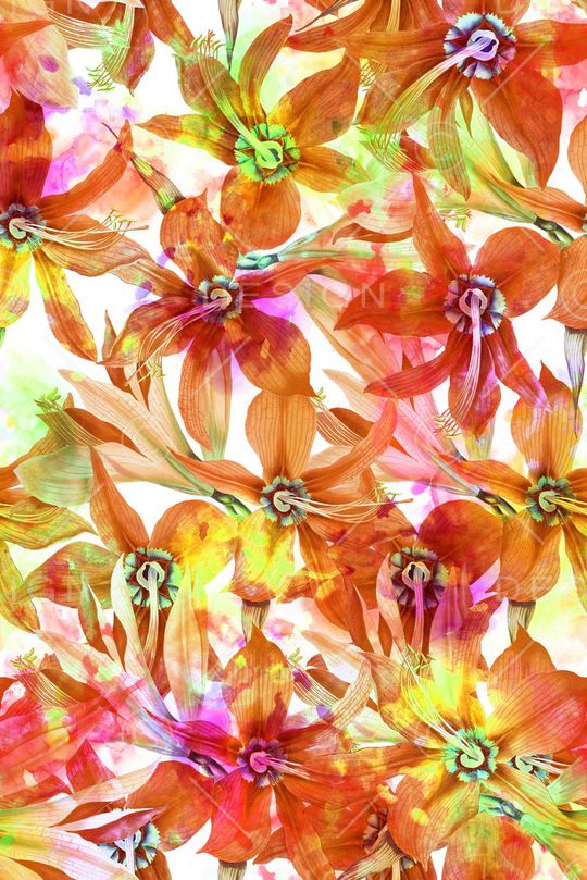 水彩印花华亿平台图片