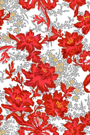 玫瑰印花华亿平台图片