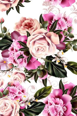 flowers印花华亿平台图片