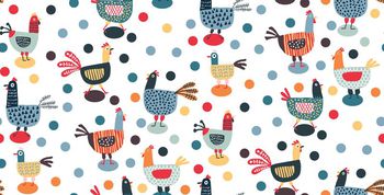 公鸡印花华亿平台图片