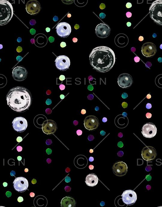 圆点印花华亿平台图片