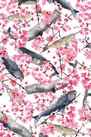 水彩手绘花卉印花华亿平台图片