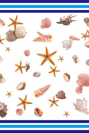 海洋生物印花华亿平台图片