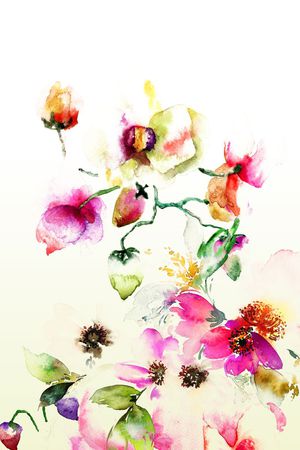 淡雅印花华亿平台图片