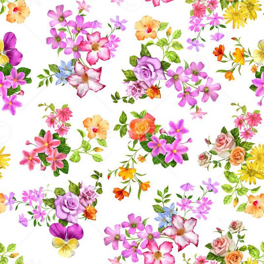 牵牛花印花华亿平台图片