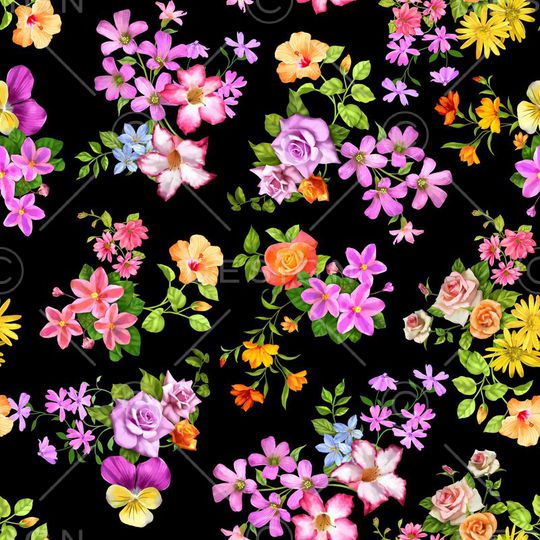 牵牛花印花华亿平台图片