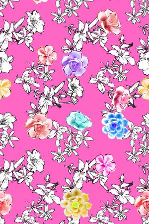 MAX-热带风情印花华亿平台图片