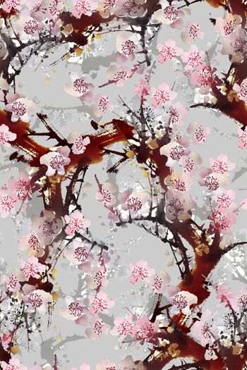 花朵印花华亿平台图片