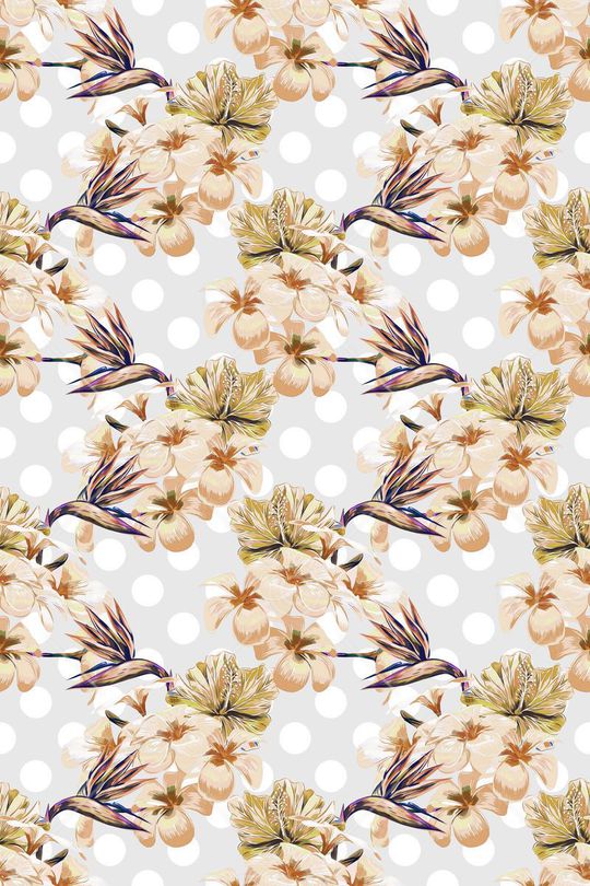 植物印花华亿平台图片