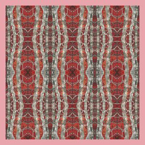 丝巾图印花华亿平台图片