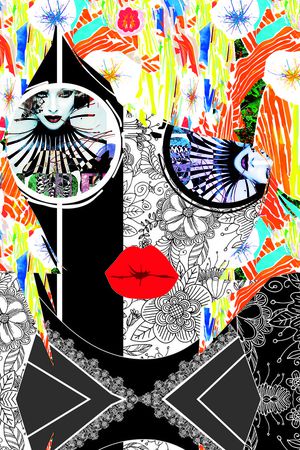 手绘印花华亿平台图片