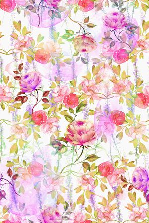 玫瑰印花华亿平台图片