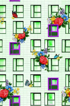 抽象趣味印花华亿平台图片