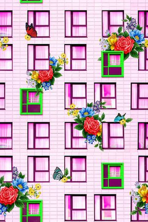 抽象趣味印花华亿平台图片