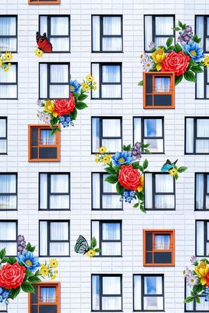 抽象趣味印花华亿平台图片