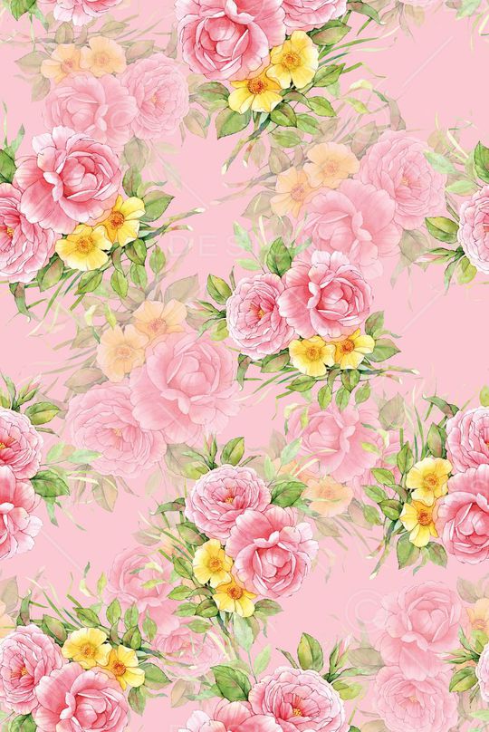 牡丹印花华亿平台图片