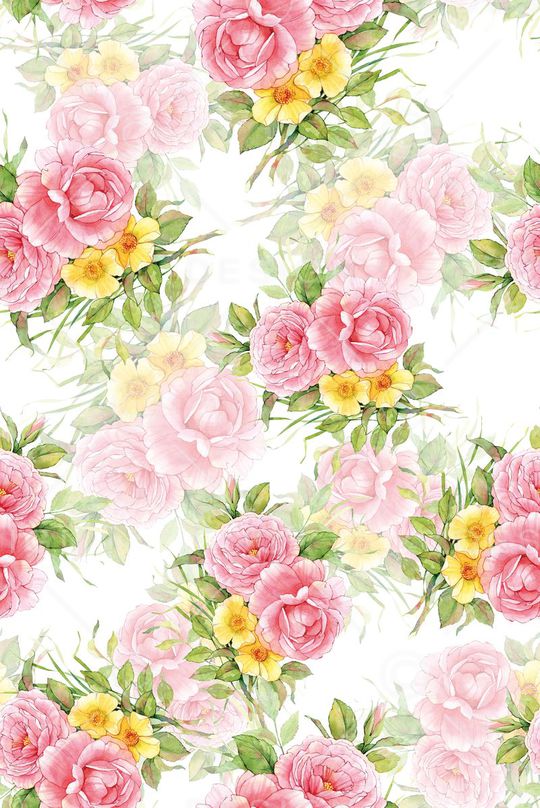 牡丹印花华亿平台图片