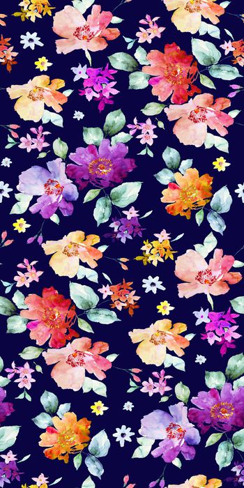 698100-水彩花卉植物 花朵