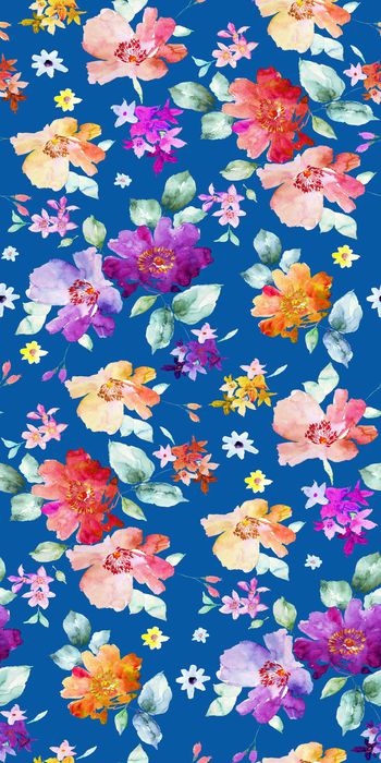 698101-水彩花卉植物 花朵--2