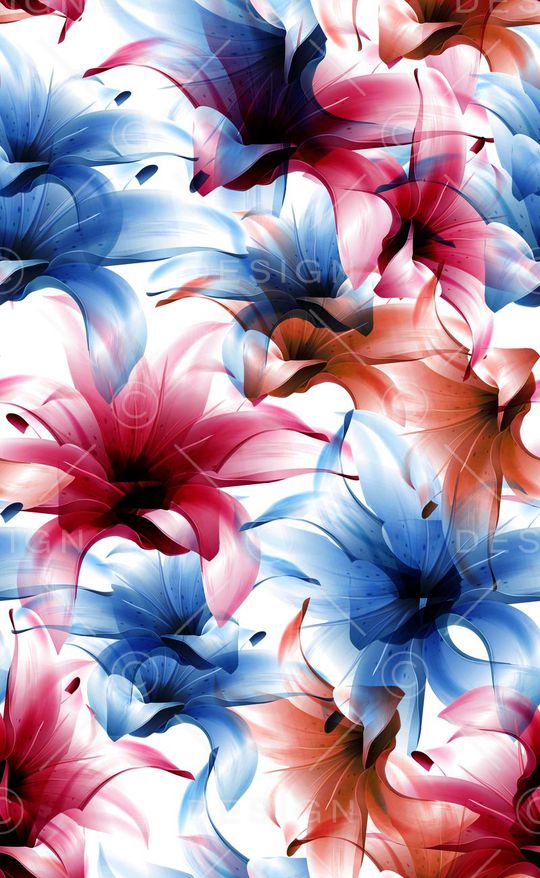 高清花卉印花华亿平台图片