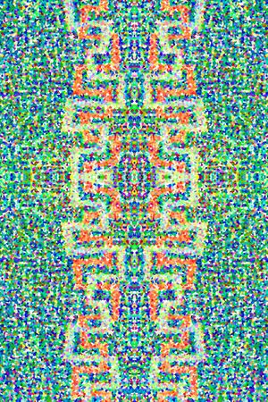 抽象方格印花华亿平台图片