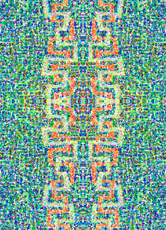 抽象方格印花华亿平台图片