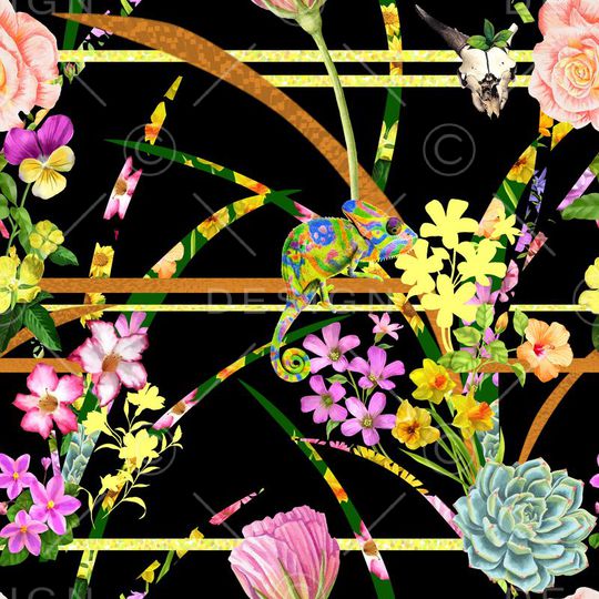 花朵印花华亿平台图片