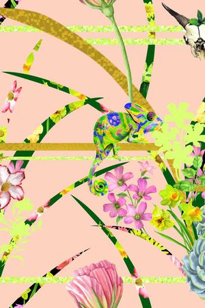 花朵印花华亿平台图片