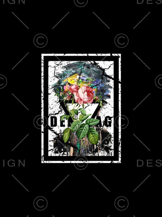 人物像印花华亿平台图片