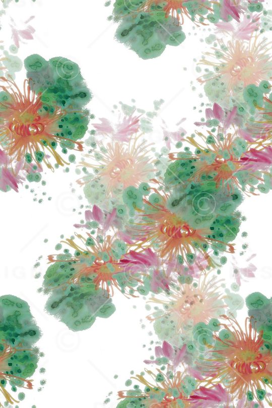 菊花印花华亿平台图片