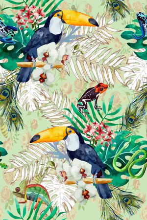 动物纹印花华亿平台图片