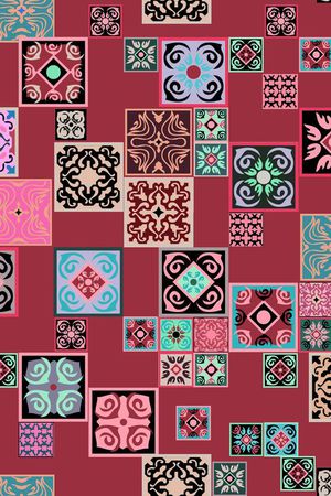 地毯印花华亿平台图片