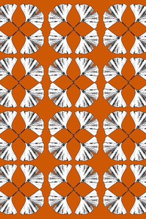 银杏叶印花华亿平台图片