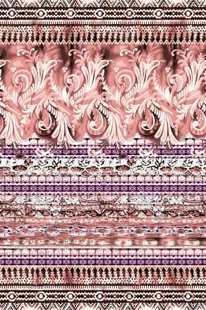 巴洛克卷草印花华亿平台图片