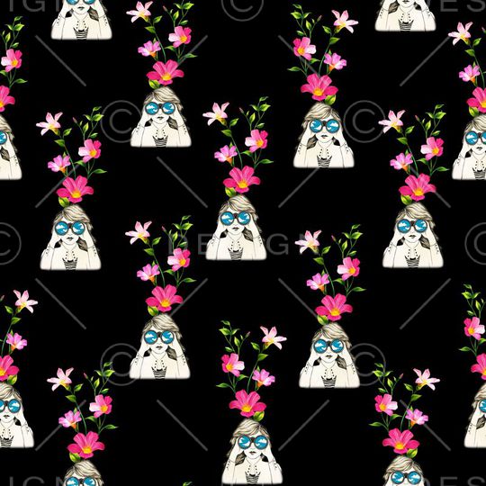 花朵印花华亿平台图片