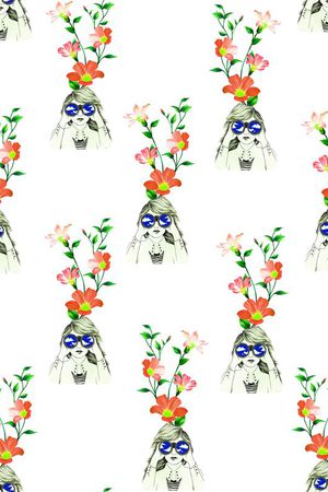 花朵印花华亿平台图片