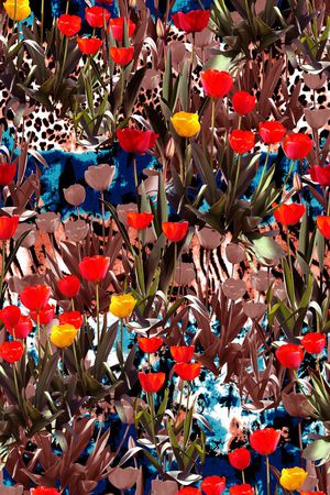 水仙花印花华亿平台图片