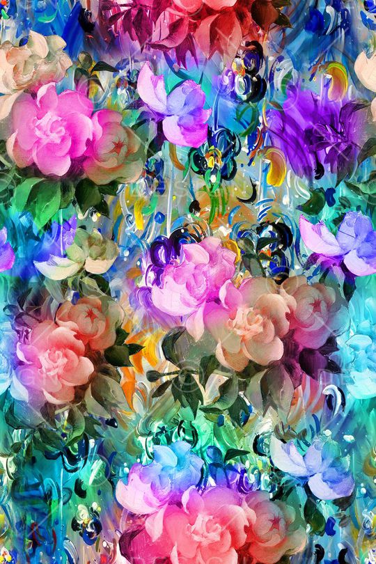 油画肌理印花华亿平台图片