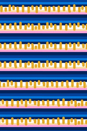 几何图案印花华亿平台图片