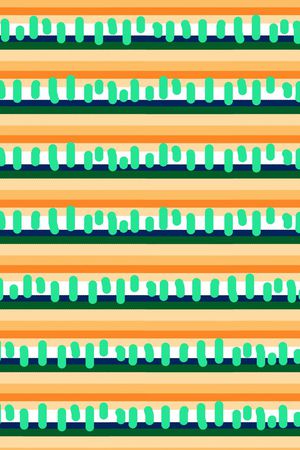 几何图案印花华亿平台图片