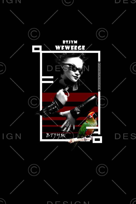 动物鸟印花华亿平台图片