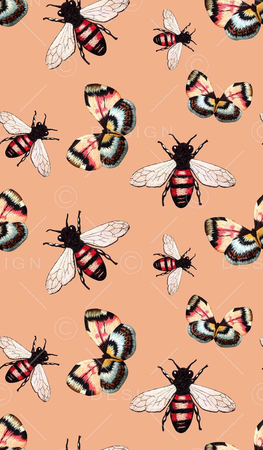 蝴蝶印花华亿平台图片