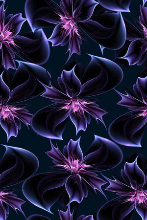 几何分形数码印花印花华亿平台图片