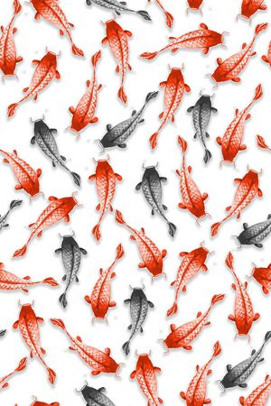 金鱼印花华亿平台图片