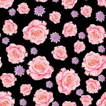 698596-花朵月季榄菊黑