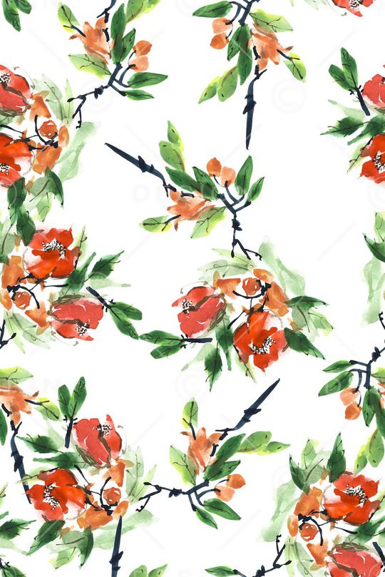 手绘印花华亿平台图片