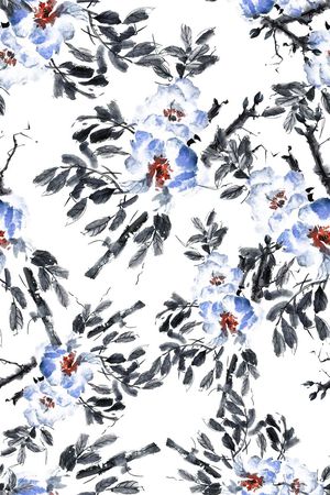 手绘印花华亿平台图片