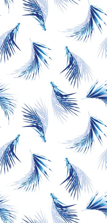 棕桐叶印花华亿平台图片