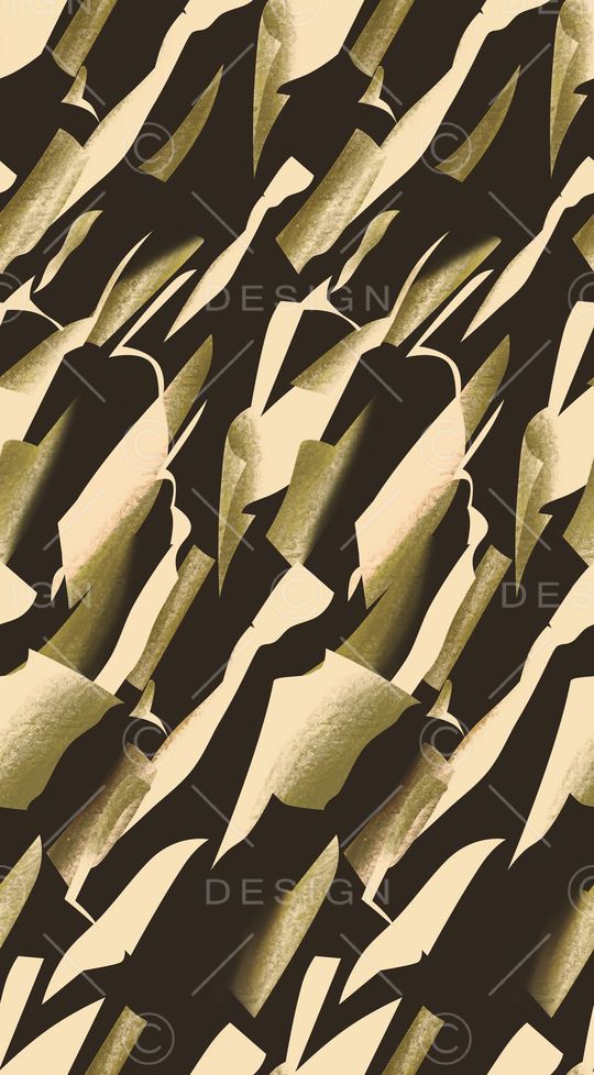 波浪条纹印花华亿平台图片